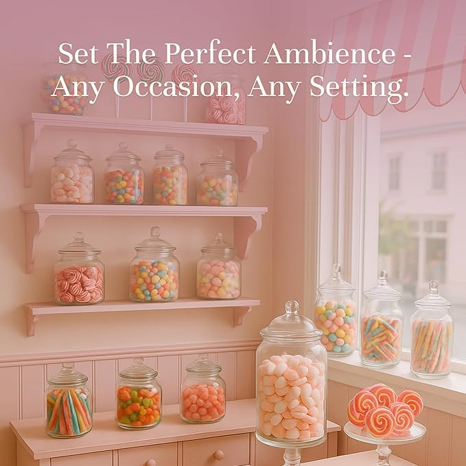 P&J Trading Fragrance Oil Slime Set | Bubble Gum, Cotton Candy, Cupcake, Strawberry Lemonade, Cola, Marshmallow Candle Scents for Candle Making, Freshie Scents, Soap Making, Diffuser Oil Scents