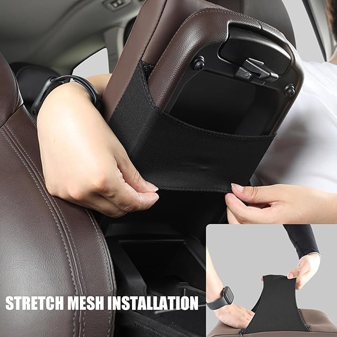 Car Armrest Cover Pad for BMW X3 E83 2004 2005 2006 2007 2008 2009 2010 Premium Leather Center Console Armrest Cushion Pad Anti-Scratch Waterproof Auto Interior Accessories Wine Red