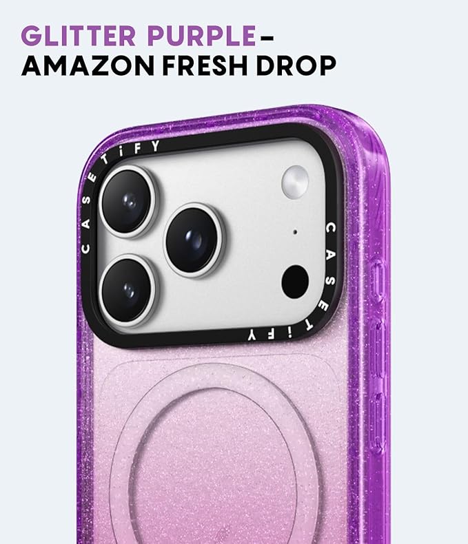 CASETiFY Impact iPhone 17 Pro Max Case [Slim/Compatible with Magsafe / 8.2 ft. 4X Military Grade Drop Protection] - Opossum Symposium - Clear Black