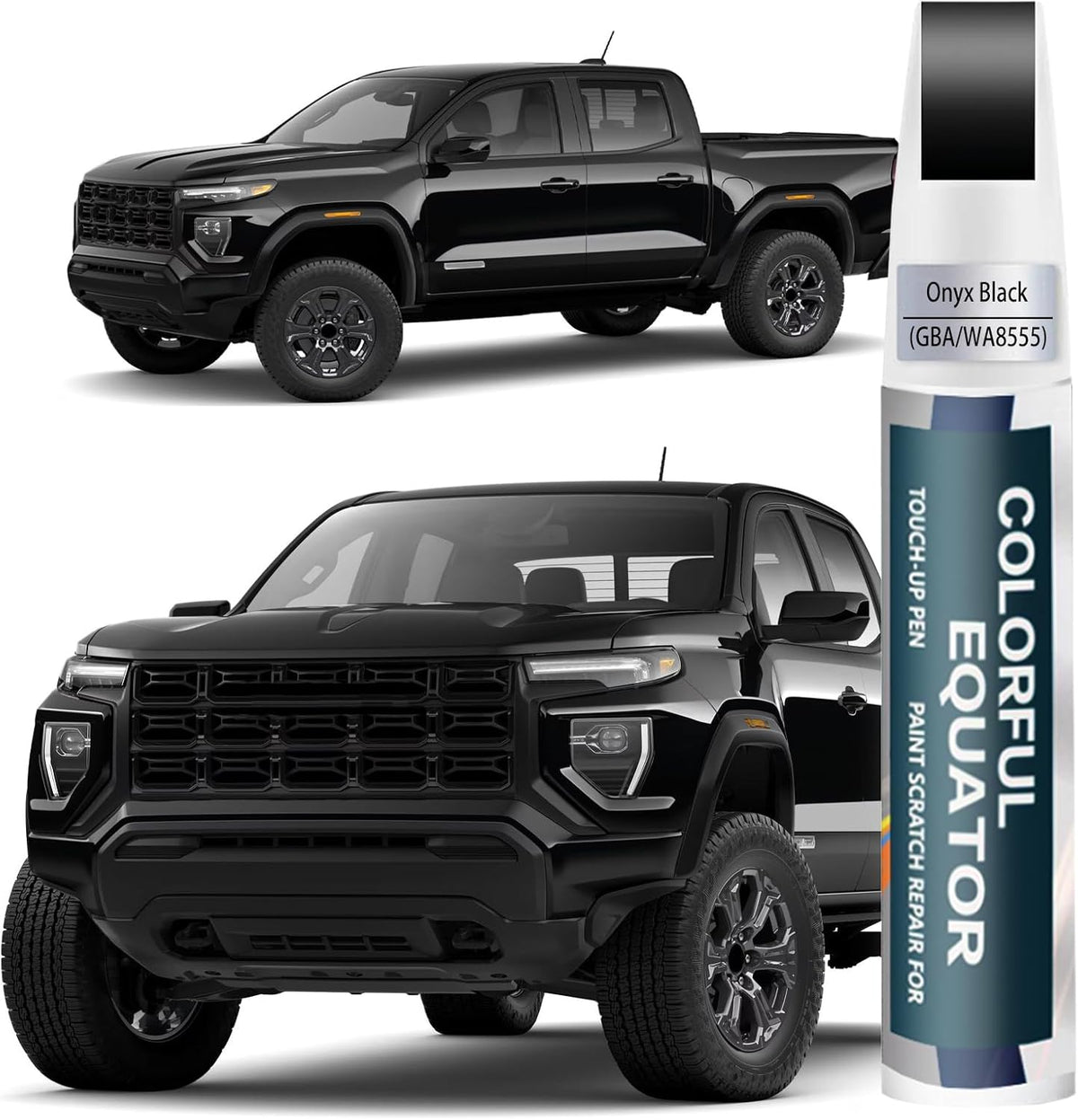 Onyx Black/Void Black(GBA/WA8555) Touch Up Paint for GMC, Car Paint Pen Scratch Repair Two-In-One Touch Up Paint, Premium Car Scratch Remover for Deep Scratches