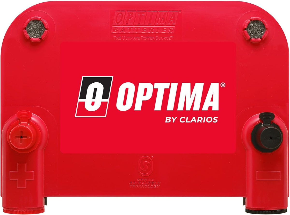OPTIMA Batteries High Performance 75/25 RedTop Sealed AGM Car, Truck, and SUV Starting Battery, 720 CCA, Dual SAE and GM Terminals, Maintenance Free, Versitile Mounting