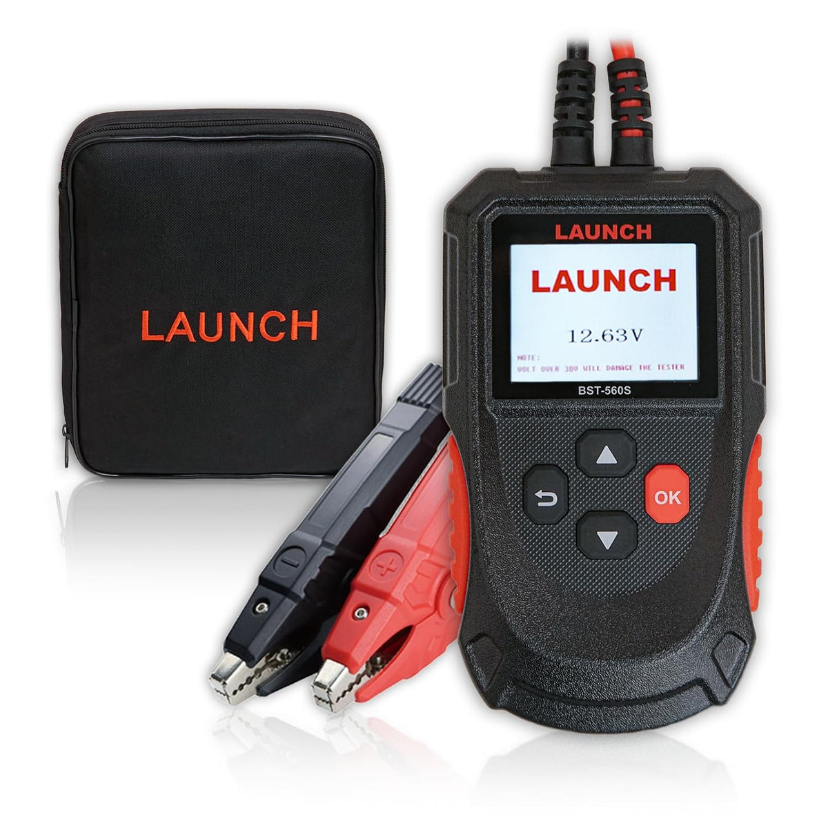 Car Battery Tester, Launch BST-560S 12V Digital Automotive Battery Load & Alternator Tester, Charging Cranking System Analyzer, for Cars Trucks Motorcycles SUVs ATVs RVs Boats