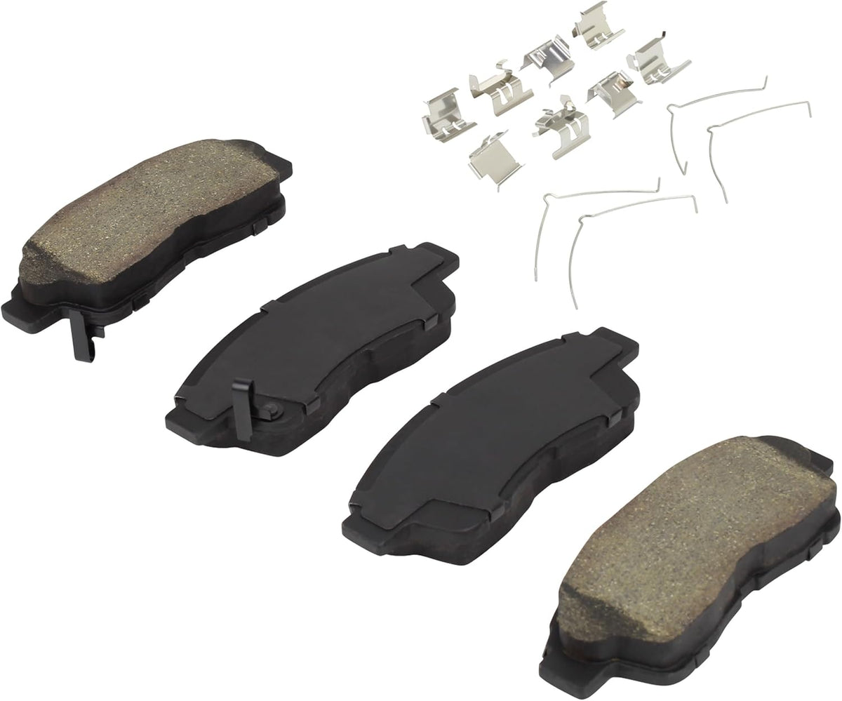 Premium Ceramic Front Brake Pads (1001-0562C) Compatible with Toyota Camry 1997-2001