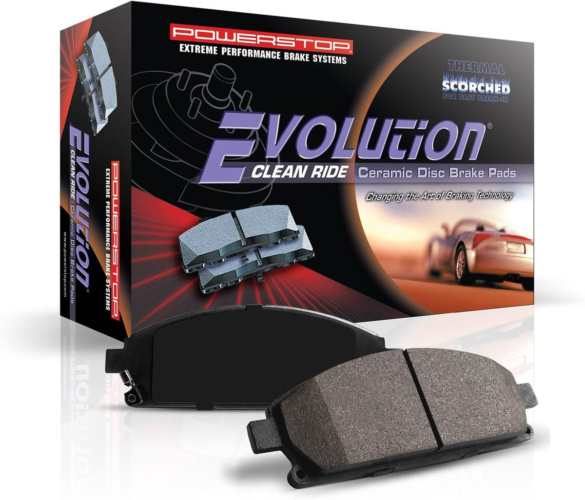 Power Stop 16-674 Z16 Evolution Rear Ceramic Brake Pads For Ford Crown Victoria 1996-2002, Lincoln Town Car 1996-2002, Mercury Grand Marquis 1996-2002 [Model Specific]