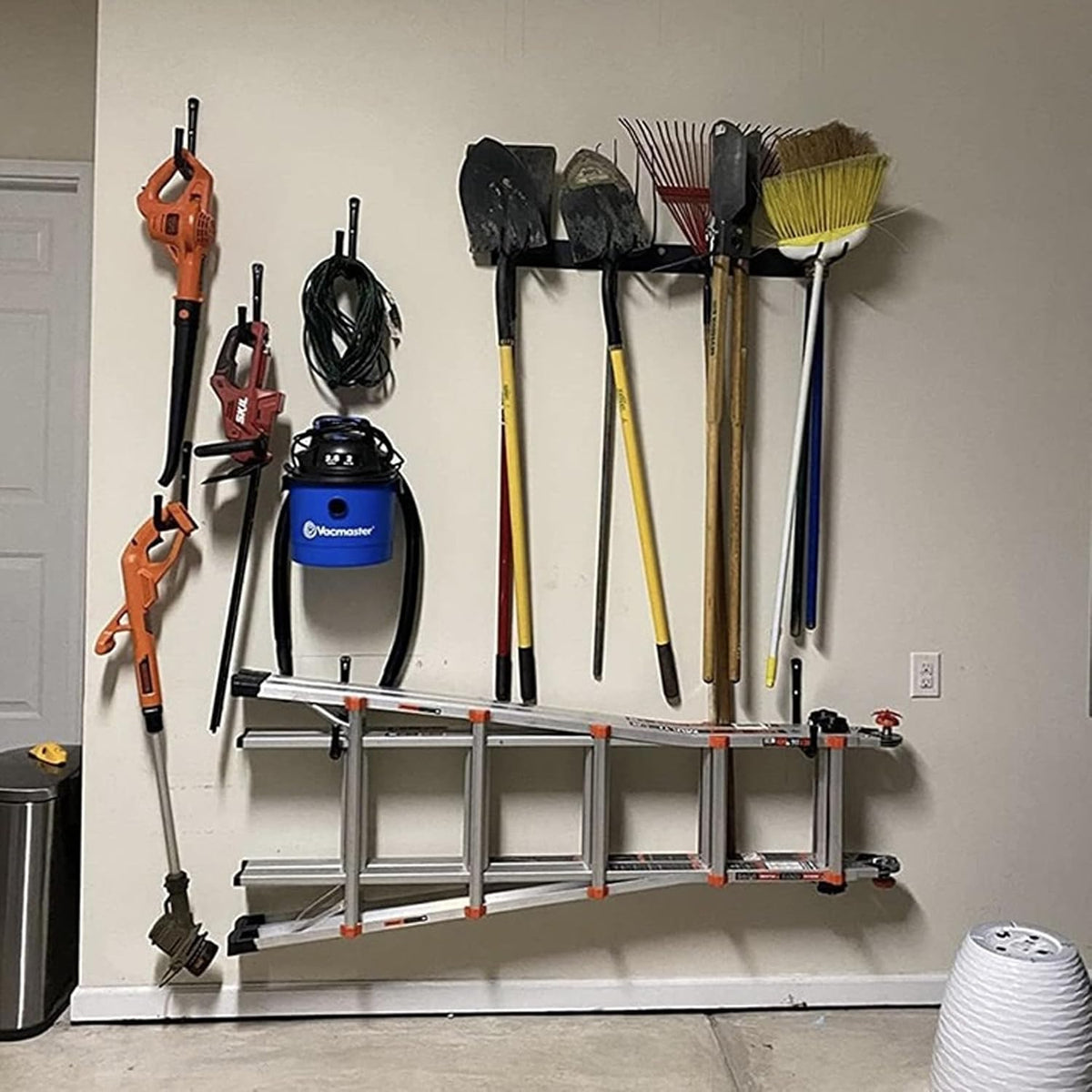 CROISSANT 2Pack Garage Storage Ladder Hook, Suitable for Kayak Hangers for Garage Wall, Heavy Duty Hooks for Hanging 50 lbs