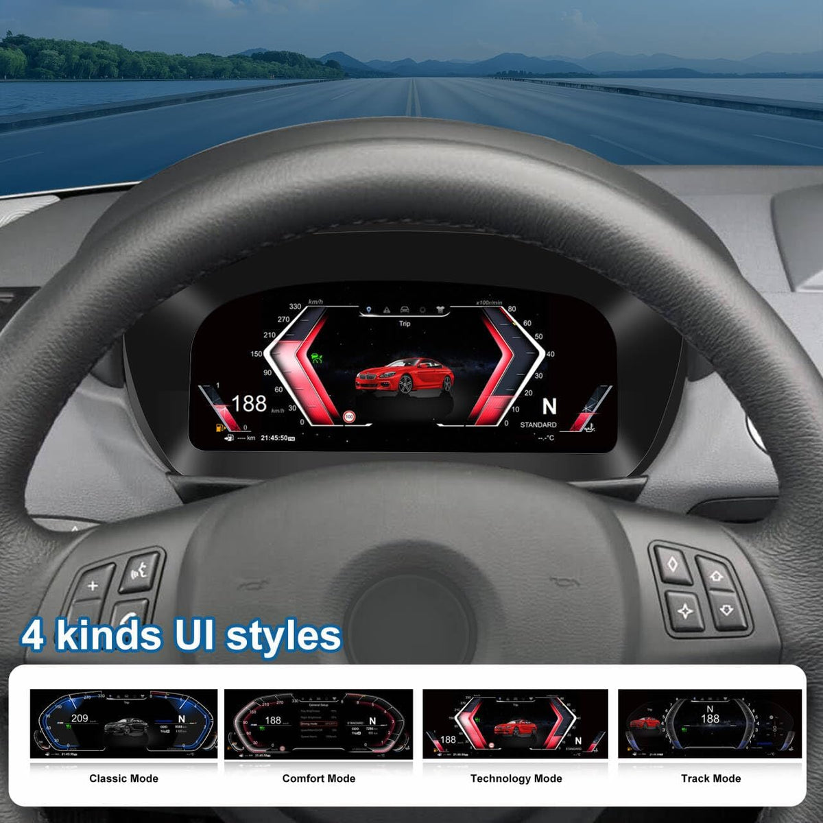 Speedometer Instrument for BMW E87 2006-2011 CCC CIC Linux System Original Car Information Display Digital Cluster Dashboard Screen