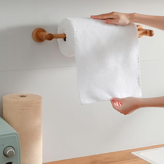 80 Pack Microfiber Cleaning Cloth Roll,Lint Free Rags & Tear Away Reusable Towels Washable Scratch,Ultra Absorbent Dish Rags(12" x 12") for Car Kitchen Home Garage-White