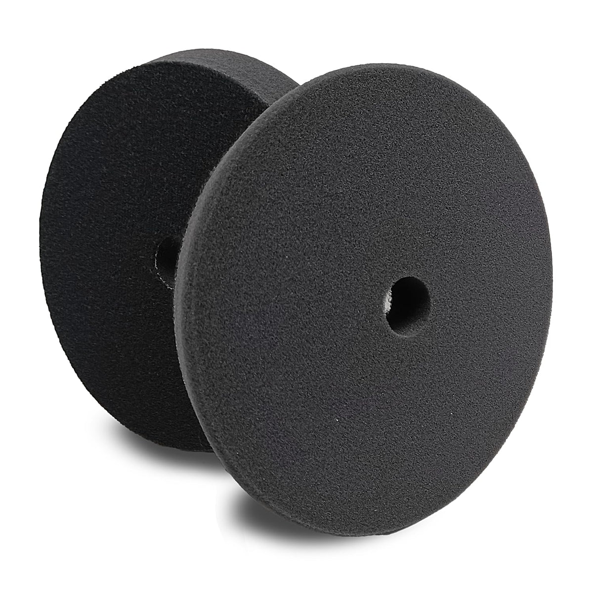 VPD SDO Black Foam Finishing Pad - Premium Compounding & Polishing Pad for Final Refinement & Very Light Swirls, Extra Fine Polish Use, Car Buffer Pad w/Tapered Edge, Made in USA, 6.5"