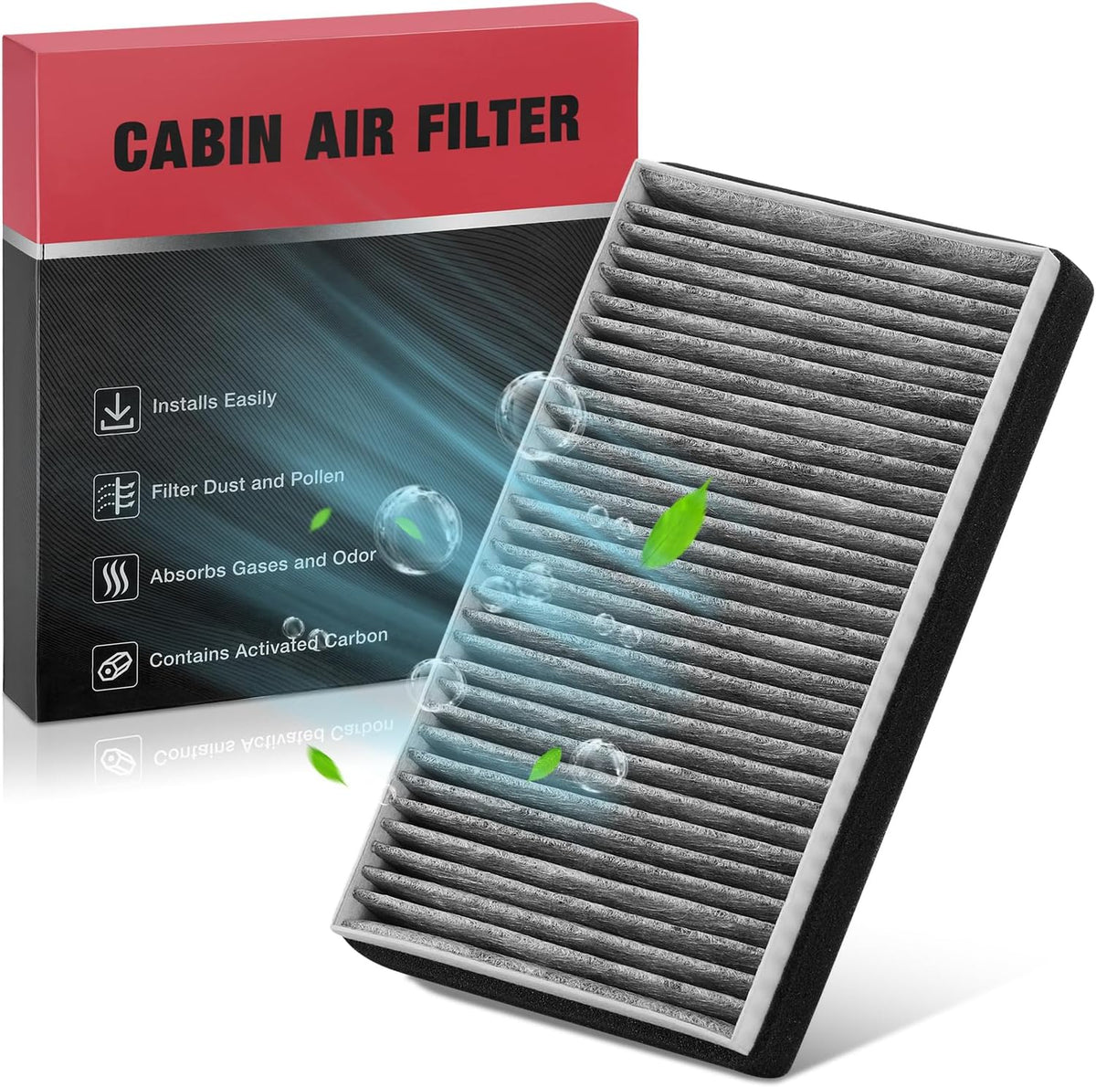 BDFHYK CF10137 Cabin Air Filter with Activated Carbon Compatible with Ford 2002-2006 Escape, Compatible with Mercury 2005-2006 Mariner