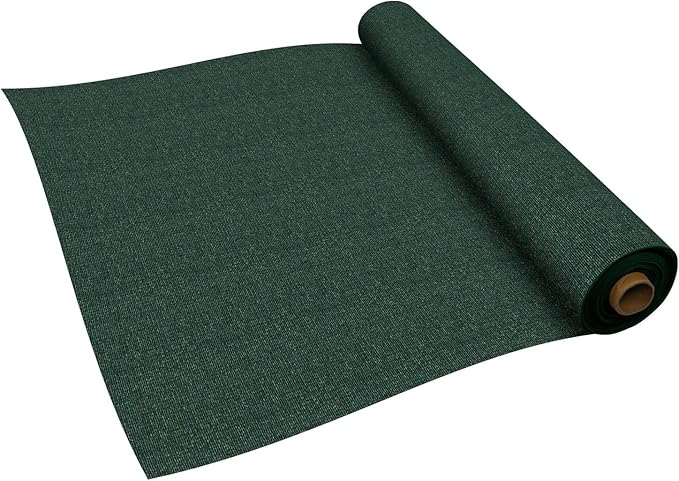TANG Sun Shade Fabric Roll 8'x62' Shade Cloth for Garden Dark Green HDPE Mesh Shading Pergola Cover Replacement Canopy, 95% Blockage Sunshades for Outdoor Patio Backyard Plant