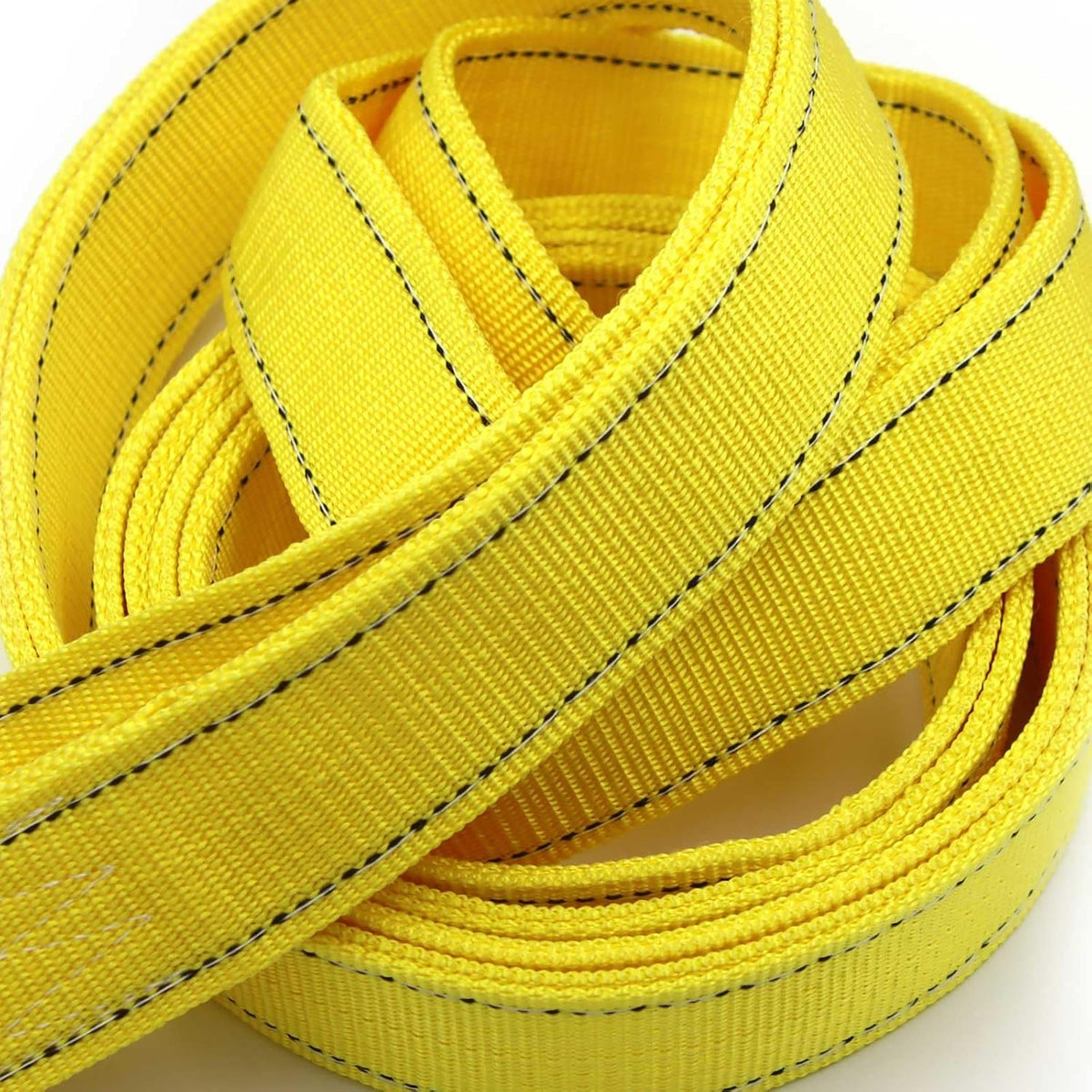 Heavy Duty Tow Strap with Safety Hooks | 2” x 16.4’ | 13200 LB Capacity, Tow Rope Yellow Shackle for Vehicle Recovery, Hauling, Stump Removal & Much More,Best Towing Accessory for Car