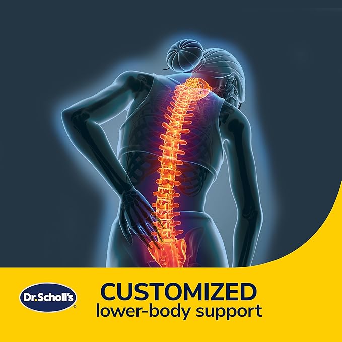 Dr. Scholl's Massaging Gel Posterior Seat Cushion for Car, Office, Home — Black