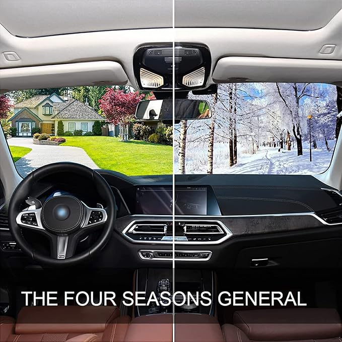 Cute Sharks Blue Windshield Sunshade Car Sun Shade Blocks UV Rays Visor Protector Accordion Folding Sun Reflector Auto Sunshade for Truck SUV