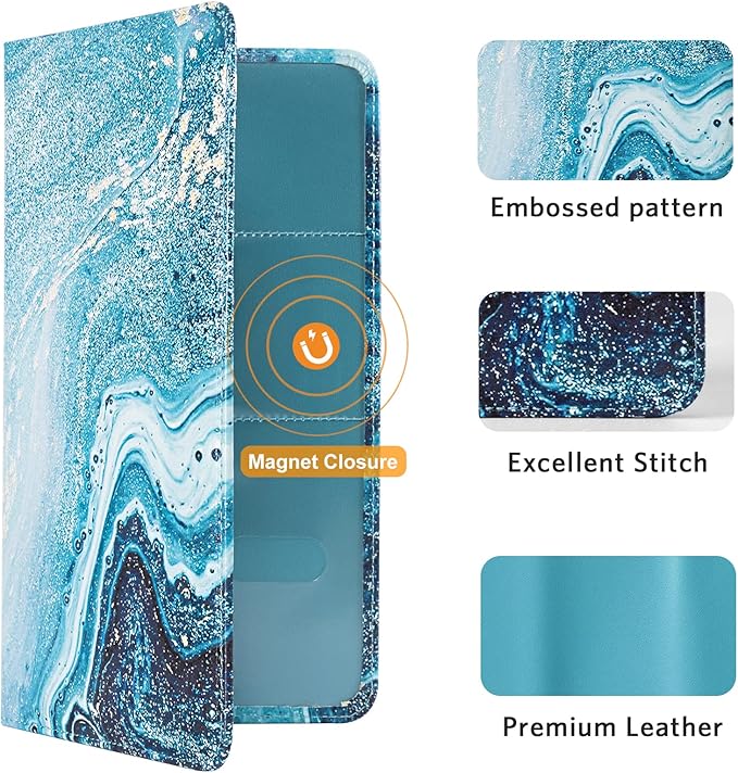 CoBak Car Registration and Insurance Holder - Vehicle Glove Box Car Organizer,Auto Truck Comparment Accessories Case with Magnetic Closure for Driver License,Cards