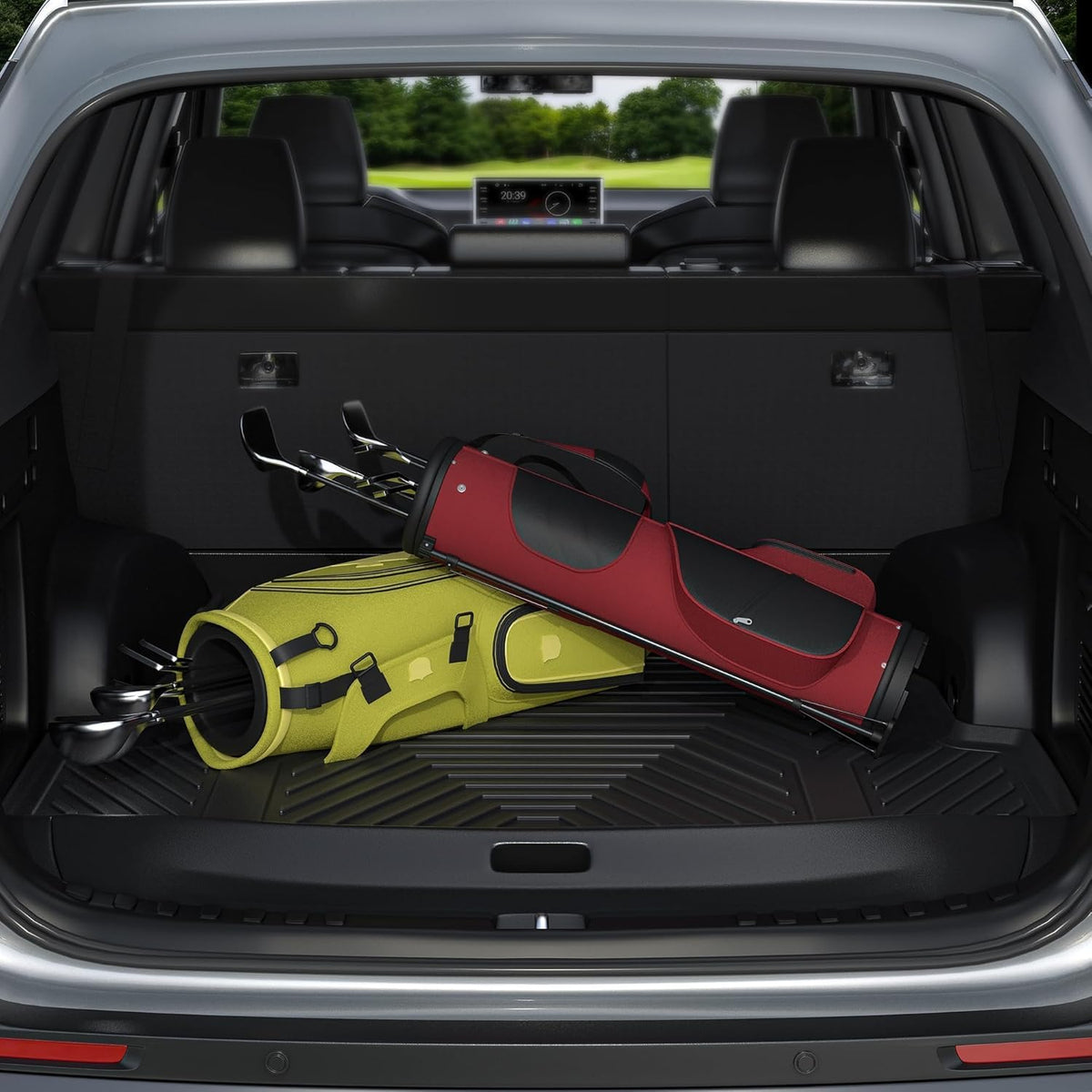 YITAMOTOR Cargo Trunk Mat compatible with Mazda CX-5 2017 2018 2019 2020 2021, All Weather Custom Fit CX-5 Cargo Mat, Black
