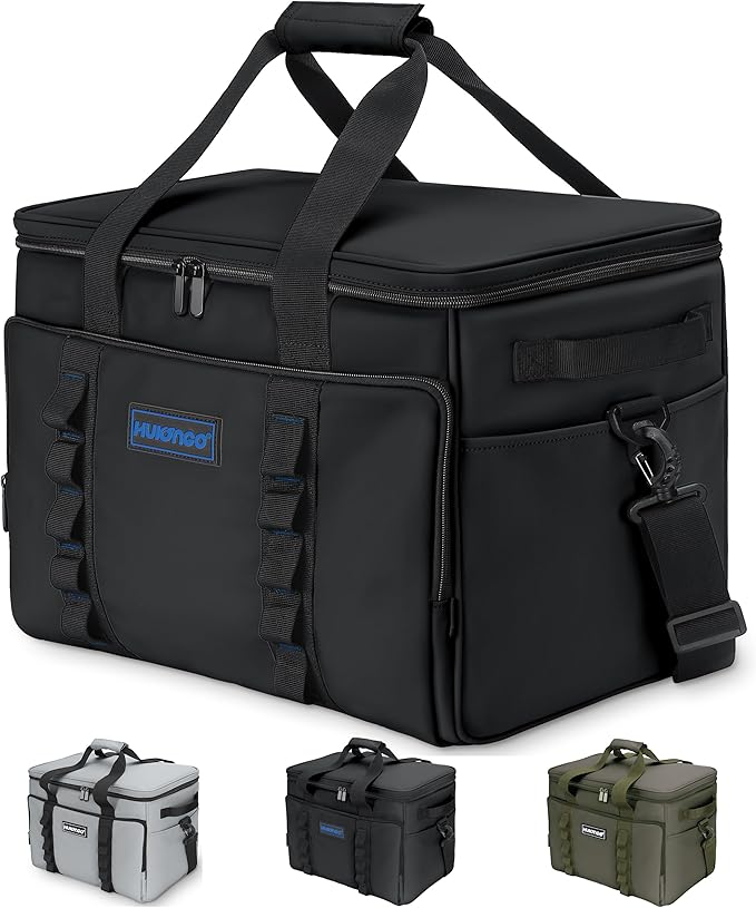 Soft Insulated Cooler Bag Collapsible Large Travel Coolers Soft Sided Coolers Ice Chest, Leakproof, Waterproof