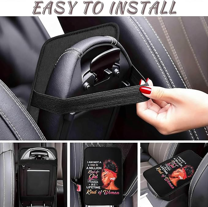 Blue Evil Eye Vehicle Center Console Armrest Cover Pad,Evil Eye Car Accessories Soft Middle Console Cushion Pad,Auto Arm Rest Mat Decor Blue Eyes Gifts for Women Men Dad for Most Vehicle SUV Truck