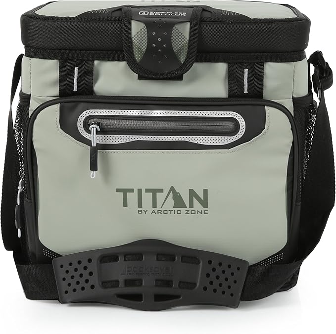 Titan by Arctic Zone Deep Freeze Cooler - Zipperless Hardbody Cooler - Deep Freeze Insulation, HardBody Liner, and SmartShelf