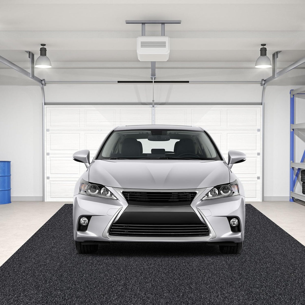 Oil Spill Mat - 96" x 72" Absorbent Oil Garage Floor Mat for Under Car - Protect Driveway from Drips, Spills, Stains, Reusable & Durable Garage Floor Protection Mat with Waterproof Backing