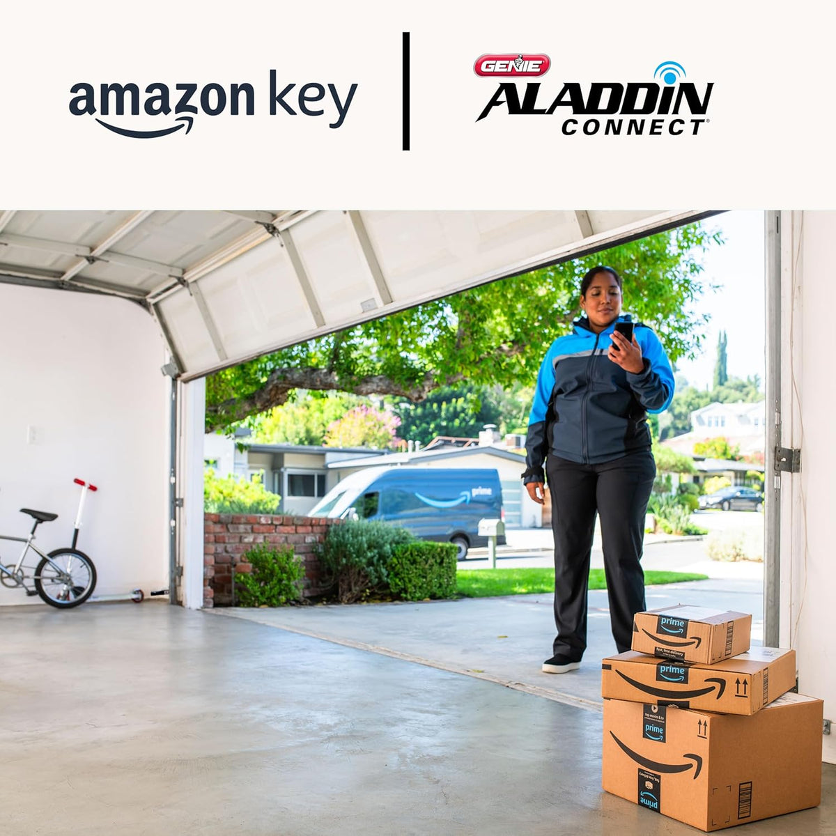 Genie Aladdin Connect Smartphone Garage Door Opener – Monitor, Open & Close Your Garage Door from Anywhere Using Your iPhone or Android Device