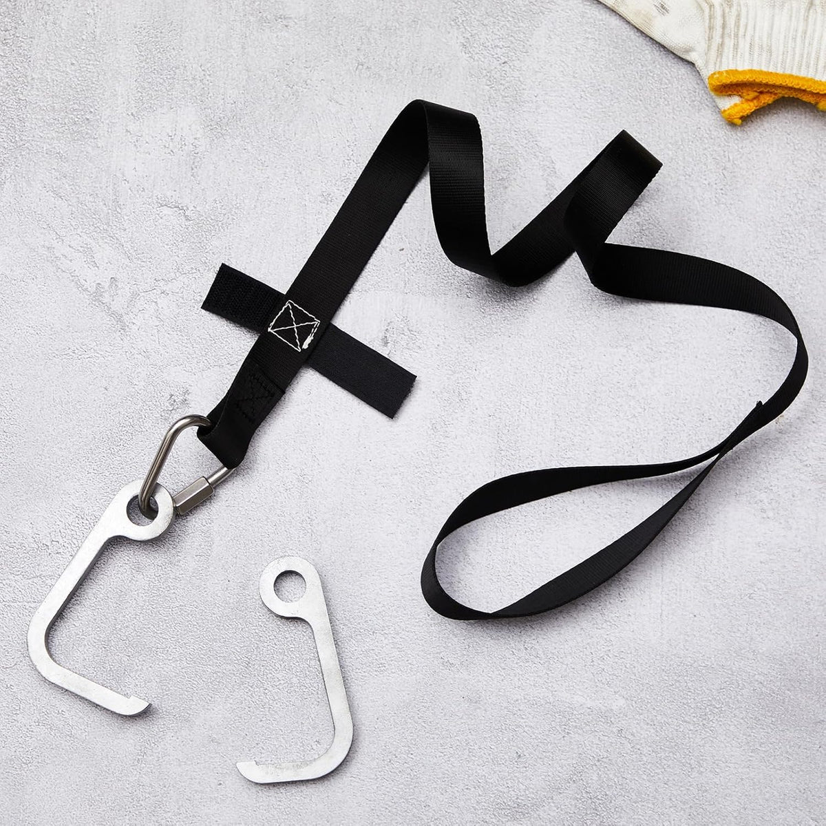 Manhole Hook Tool, Portable Versatile Hook for Lifting Manhole Covers, Storm Drains, Septic Tank Risers, Steel Tool for Lifting, Pulling, and Removing Covers, Easy to Store(Short & Long)