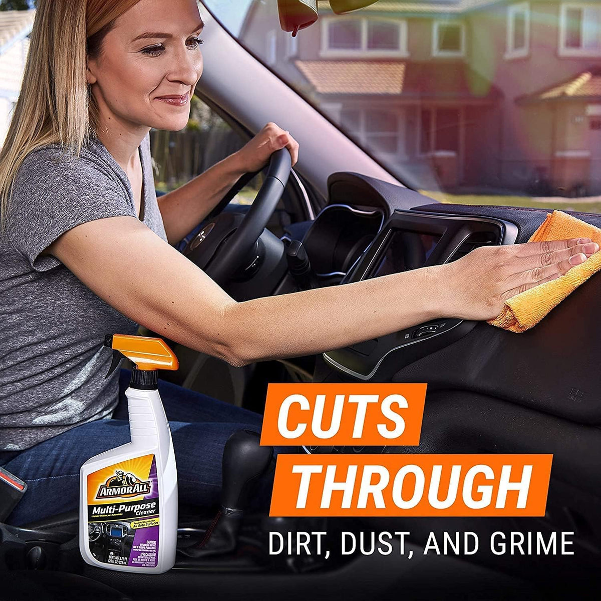 Armor All Multi Purpose Cleaner, Car Cleaner Spray for All Auto Surfaces, 16 Fl Oz (Pack of 2)