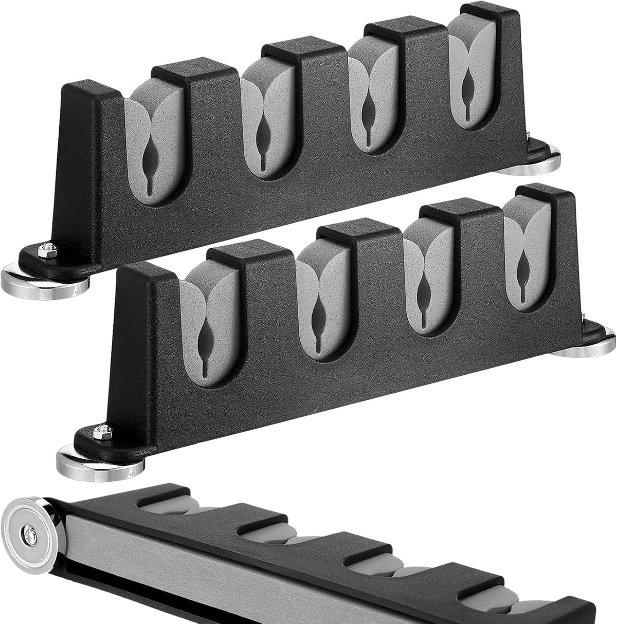 2 Pcs Magnetic Fishing Rod Holder for Car Fishing Pole Rack Vertical Rod Storage Holders for Truck Bed Boat Wall Garage Door