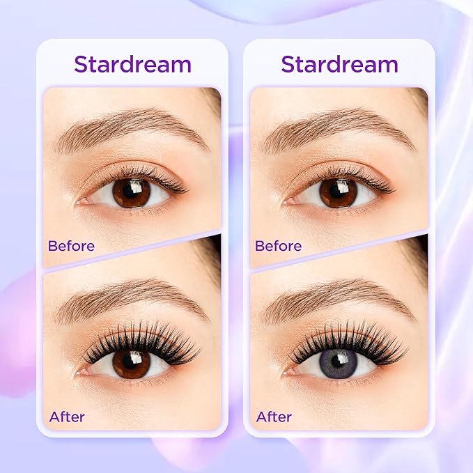 Lash Extension Kit DIY Lash Clusters Kit Eyelash Extensions Individual Lashes Extensions with (BondSeal,Tweezers,Remover,120Pcs,Stardream8-16mm)