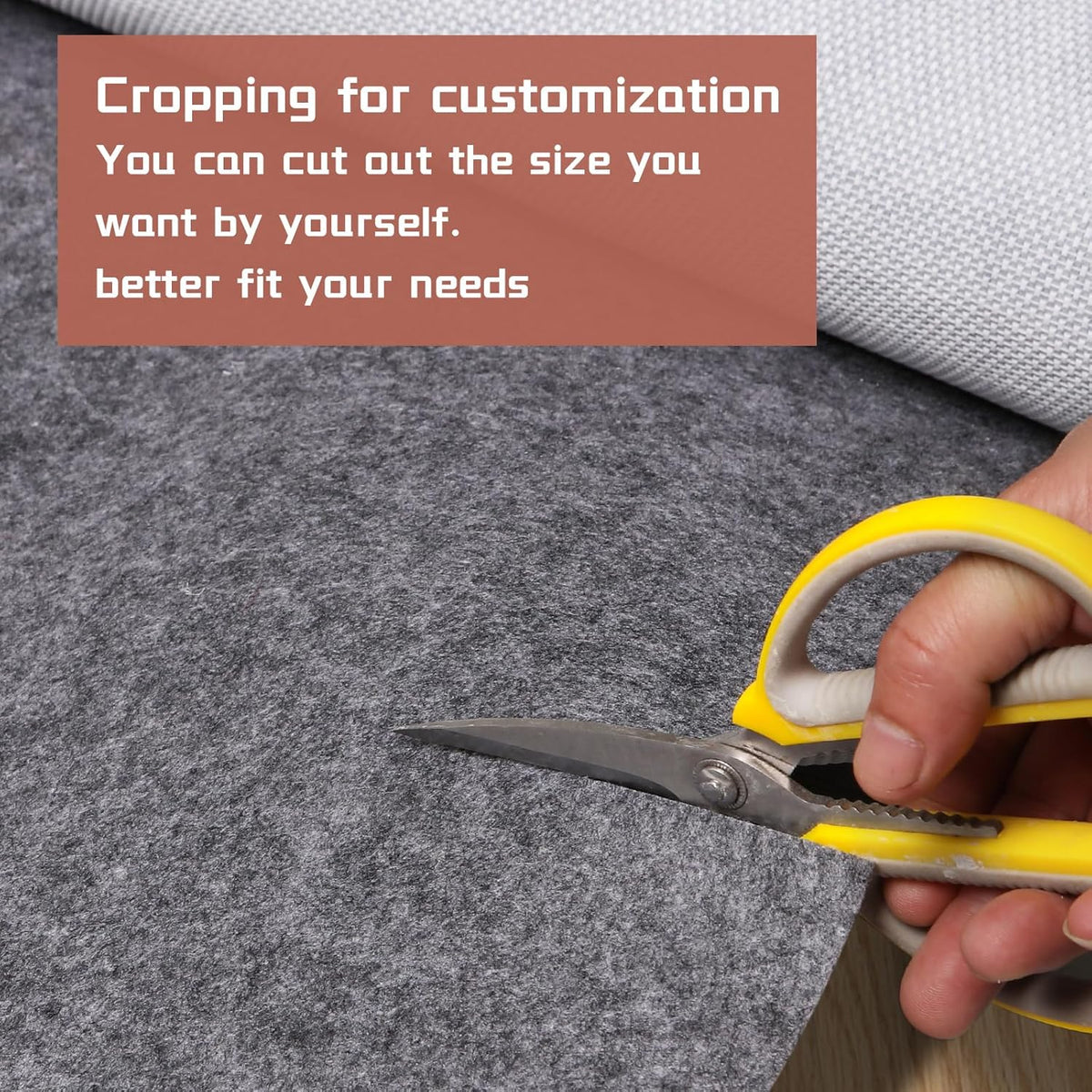Garage Mats Oversize Garage Floor Paking Mats for Under Car, 7.4 x 8.4 Ft Non-Slip Gray Garage Flooring Carpets, Absorbent Oil Garage Parking Mat, Waterproof Mats