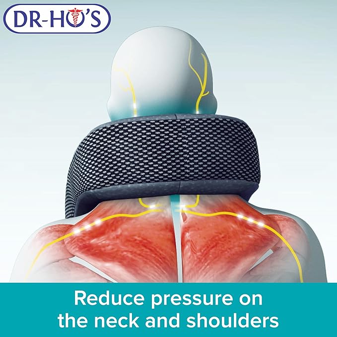 Dr-Ho's Neck Comforter – Dr-Ho's Neck Comforter – Cervical Traction Device for Pain & Posture Support – Inflatable Traction Equipment, Adjustable Stretcher for Home Use