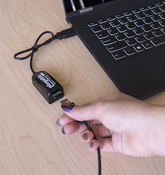 Plugable 2-in-1 USB Splitter with Dual USB 2.0 Ports, Compatible with Windows, Linux, macOS, Chrome OS, USB Multiport Hub for Laptops