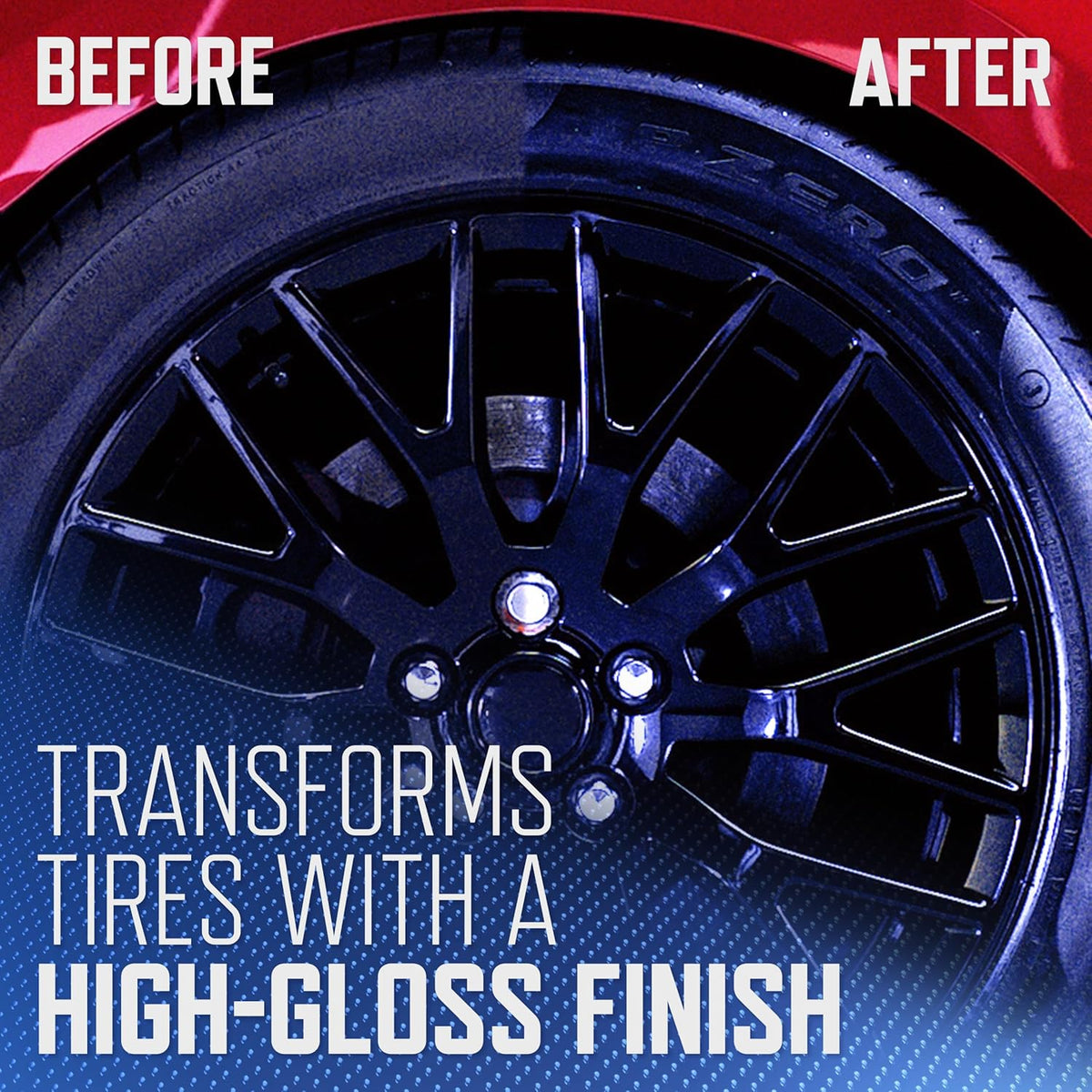 Armor All Podium Series Hybrid Ceramic High Gloss Tire Shine Spray, 16 fl oz, Long-Lasting Car Tire Shine Developed in Collaboration With Oracle Red Bull Racing