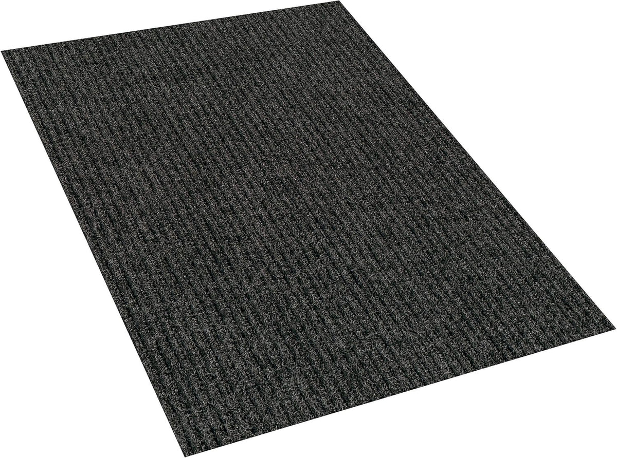 KOECKRITZ Heavy Duty Durable All Weather Indoor/Outdoor Non Slip Entrance Mat Rugs and Runners for Office Business Building Home Garage Front Door (4' x 18', Charcoal)